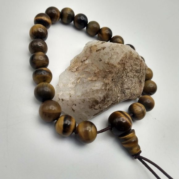Tigers eye authentic healing bracelet unisex - Picture 2 of 2